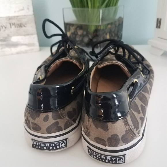Leopard print Sperry topsider shoes - Picture 5 of 6